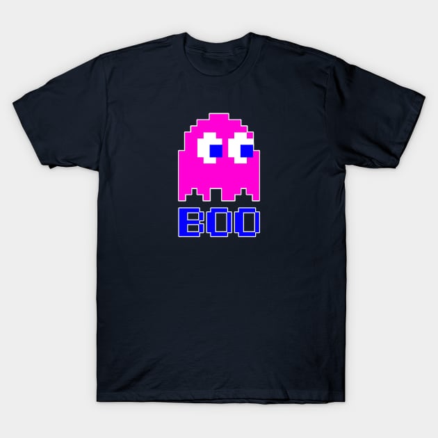 Retro Ghost T-Shirt by PopArtCult